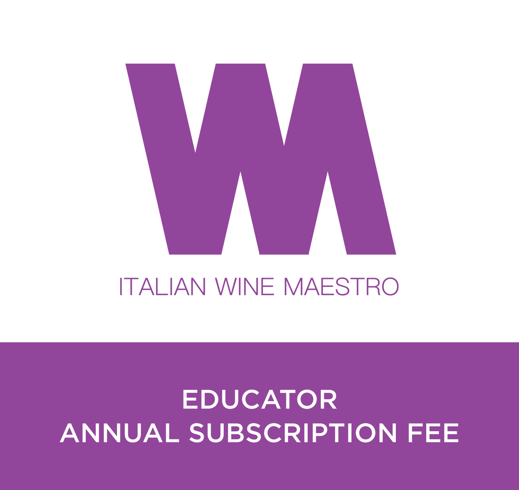 Italian Wine Educator Annual Fee